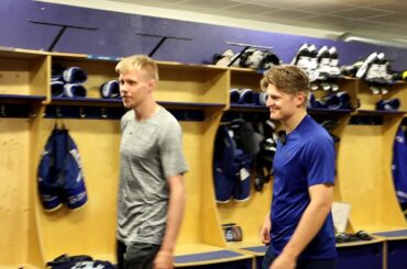 Axel Rindell och Joonas Lyytinen på plats i Leksand