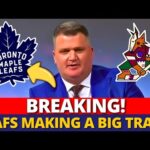 URGENT NEWS! MILLIONAIRE TRADE BETWEEN LEAFS AND COYOTES! NO ONE SAW THAT COMING! MAPLE LEAFS NEWS