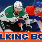 Chris Tanev was spotted in a walking boot