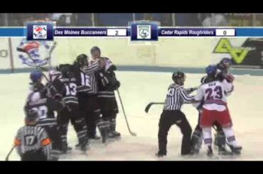 Des Moines Buccaneers vs. Cedar Rapids Roughriders October 16, 2015