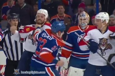 Erik Gudbranson vs Matt Hendricks Jan 11, 2015