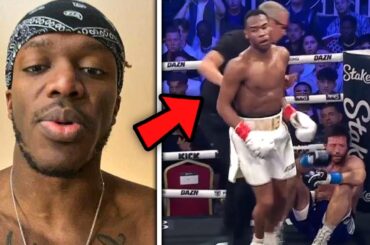 KSI Reacts To King Kenny KNOCKOUT Adam Brooks