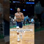 Derrick Rose had NO RESPECT for Pritchard warming up #Celtics #NBA