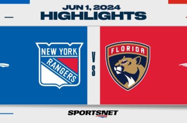 NHL Game 6 Highlights | Rangers vs. Panthers - June 1, 2024