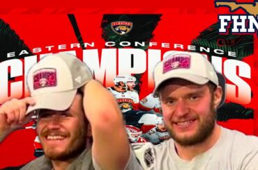 Sasha Barkov, Matthew Tkachuk: Florida Panthers 2024 NHL Eastern Conference Champions