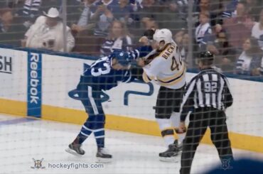 David Backes vs Nazem Kadri Oct 15, 2016