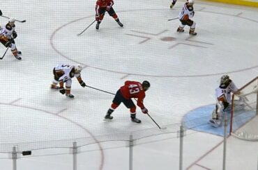 Gibson doing it all, makes two different saves to keep Capitals off the board