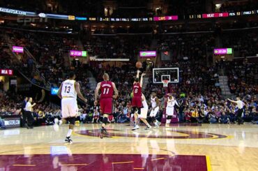 Tyler Johnson Sinks from Half-Court to Beat the First Quarter Buzzer