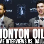 Stuart Skinner & Ryan Nugent-Hopkins on Oilers Being 1 Win From Stanley Cup, Skinner Idolizing Nuge