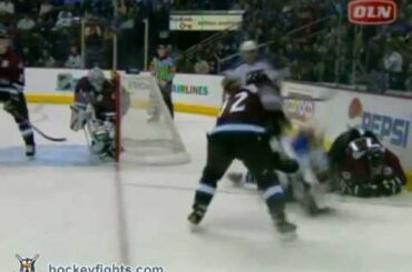 Jeff Hoggan vs Patrice Brisebois Jan 9, 2006