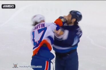 Matt Martin vs Chris Thorburn Mar 4, 2014