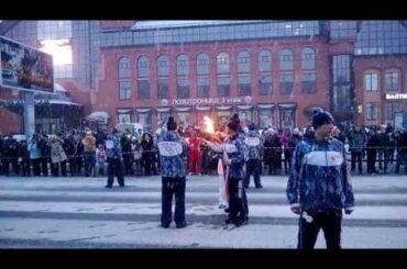 Погас олимпийский огонь в Архангельске