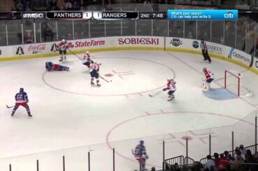 Erik Gudbrandson decks Carl Hagelin