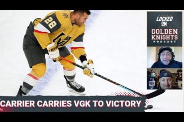 The Vegas Golden Knights are victorious against the Vancouver Canucks