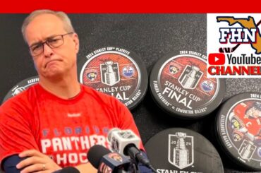 Paul Maurice, Florida Panthers: Stanley Cup Final v. Edmonton Oilers - Practice 6/5/2024