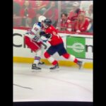 Big hit by Dmitry Kulikov on Will Cuylle (Florida Panthers vs New York Rangers)