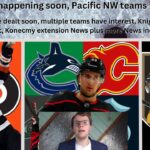 NHL Trade Rumours: Necas being moved to NW, Konecny and Marchessault extension + Utah name and more.