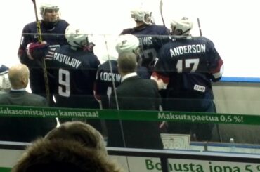 Usa-Czech U18 14.2.2016. 4-0 goal by Nick Pastujov