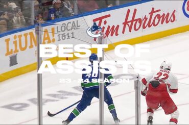 Top Canucks Assists from the 2023.24 Season
