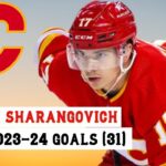 Yegor Sharangovich (#17) All 31 Goals of the 2023-24 NHL Season