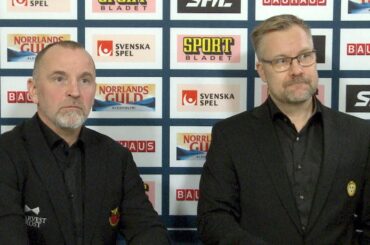 Presskonferens: Luleå Hockey - Brynäs IF (25/11)