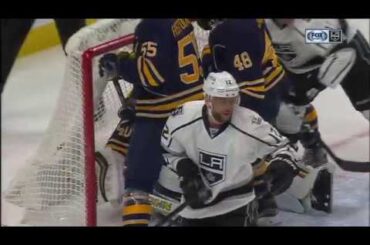 Anze Kopitar Scores on Robin Lehner | Kings Lead Sabres 1-0