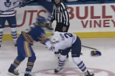 Luke Schenn vs Patrick Kaleta Nov 26, 2010