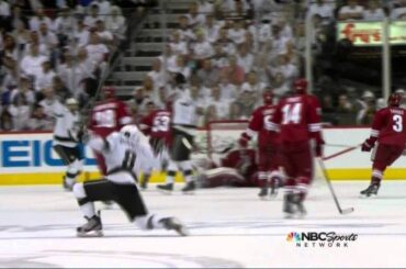 Drew Doughty goal. Los Angeles Kings vs Phoenix Coyotes Game 5 5/22/12 NHL Hockey