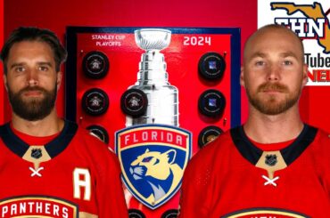 Aaron Ekblad, Sam Bennett: Florida Panthers Pregame - Stanley Cup Final v Edmonton Oilers (G2)