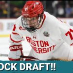 The Locked On NHL Mock Draft. The San Jose Sharks Select Macklin Celebrini And Who Else?