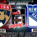 Game 1 Florida Panthers vs New York Rangers LIVE NHL hockey coverage