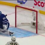 Joseph Woll  with 3 game saving saves in a row!  game 6 Leafs vs Bruins