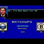 NHL '94 "Game of the Night" Sabers @ Bruins "1983 Divisional Cup Finals" Prince of Wales Conference