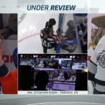 Leon Draisaitl of the Edmonton Oilers scores a goal vs Los Angeles Kings Round 1 Game 5 01-05-2024