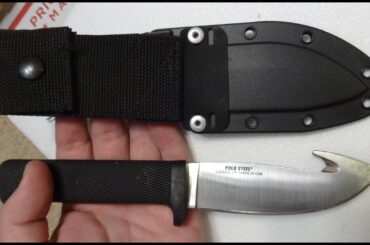 Cold Steel Knife USA Made Master Hunter Plus Carbon V Hunting Skinner Fixed