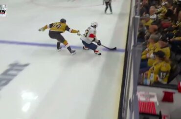 Hague trips Verhaeghe, helps him avoid hit