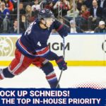 Rangers MUST lock up Schneider on a LONG-term deal! Why Schneids is THE in-house priority!