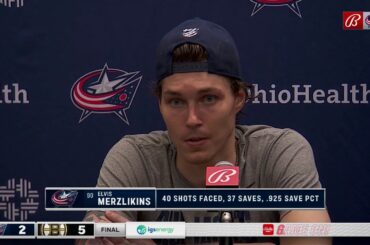 Elvis Merzlikins: Columbus Blue Jackets will fight until the end