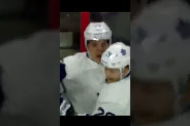 Auston Matthews' 1st NHL Game, 4 Goals! #leafs