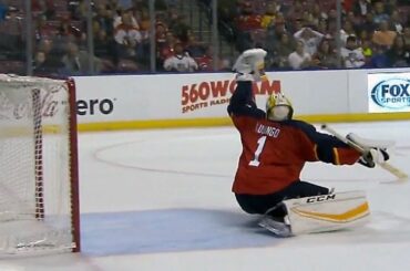 Luongo robs Silfverberg with glove save on breakaway