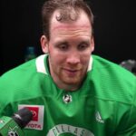 Dallas Stars Radek Faksa Game 7 (vs Vegas) Pre-Game Interview