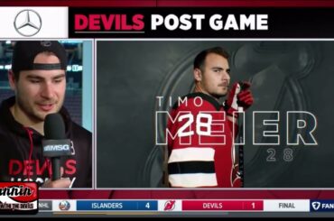 NJ Devils Nico Hischier Timo Meier Jesper Bratt Speak w/ Sal & Erika Wachter After Final Game 23-24