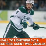 The Philadelphia Flyers make a college free agent signing & vs the Tampa Bay Lightning