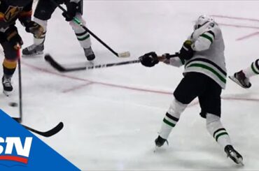 John Klingberg Fires Shot Past Marc-Andre Fleury For Quick Stars Lead In Game 1