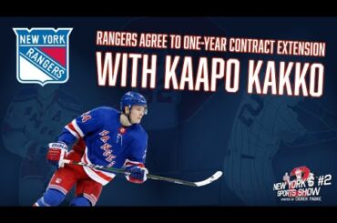 Kaapo Kakko agrees to one-year contract extension with New York Rangers