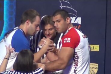 Ivan Matyushenko vs not real Levan Saginashvili WAF 2013 (110kg)