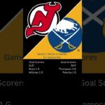 NHL Score and Stat Recap 3/29/2024 #nhl #nhlshorts #thompson #jackhughes #levi #peterka