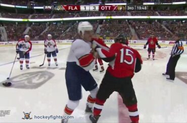 Erik Gudbranson vs Zack Smith Nov 9, 2013