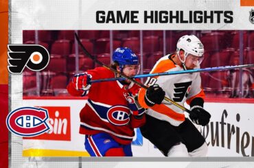 Flyers @ Canadiens 12/16/21 | NHL Highlights