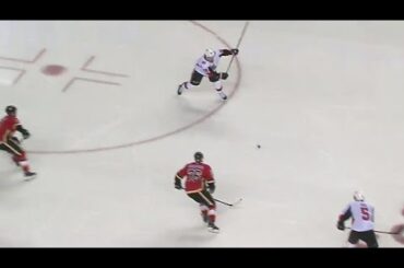Hoffman rips one-timer past Smith for first of season